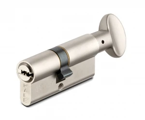 Цилиндровый механизм с вертушкой 164 SM/90 (40+10+40) mm никель 5 кл.