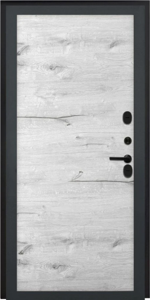 Входная дверь ДвериПРО Берген Без фрезеровки Дуб арктик горизонт DPRO200479 внутренняя сторона