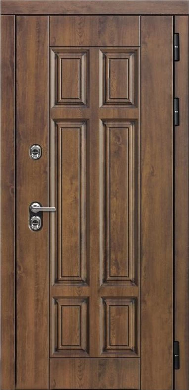 Входная дверь ДвериПРО Квадро СБ-1 (ст. белое, 16мм, беленый дуб) DPRO196852 внешняя сторона