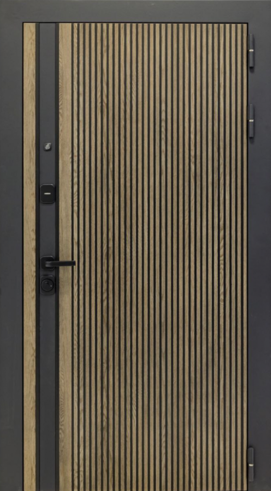 Входная дверь ДвериПРО Rosna ФЛ-790 Velutto Grigio DPRO198194 внешняя сторона