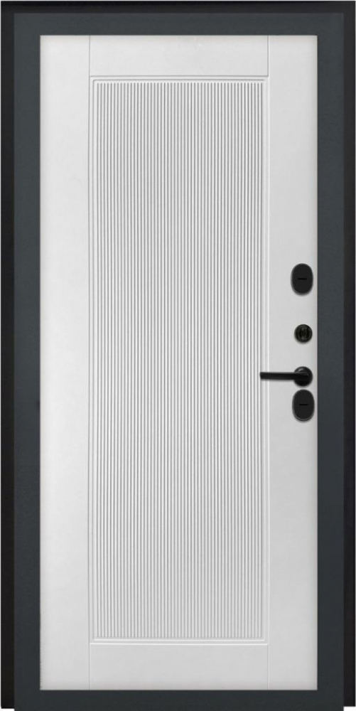 Входная дверь ДвериПРО L-3b ПВХ 10мм Астрод Velutto Bianco DPRO198149 внутренняя сторона