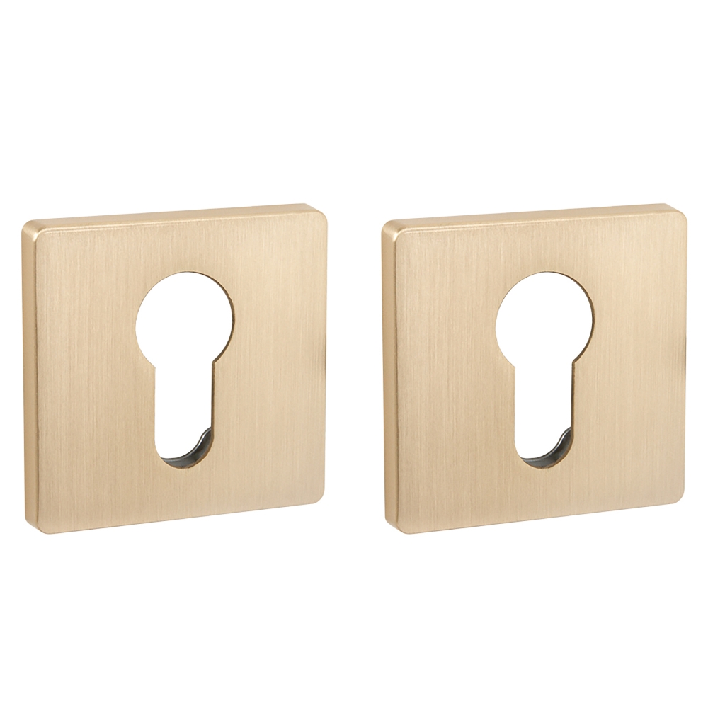 Фото Накладка под цилиндр ET.K.SL52 (ET SL) SSG-39 сатинированное золото